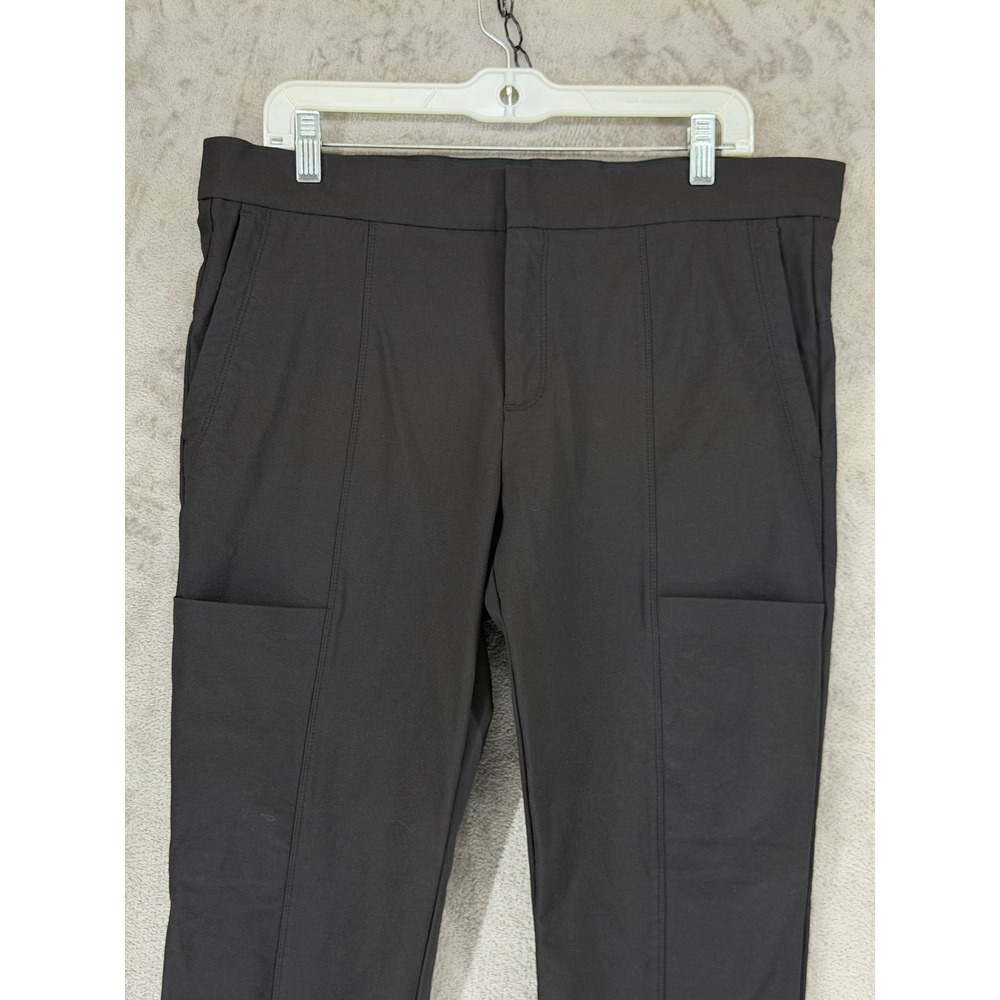 Athleta Wander Stash Skinny Pant Women 14 Black Stretch Hiking Commuter Trousers - Picture 2 of 11